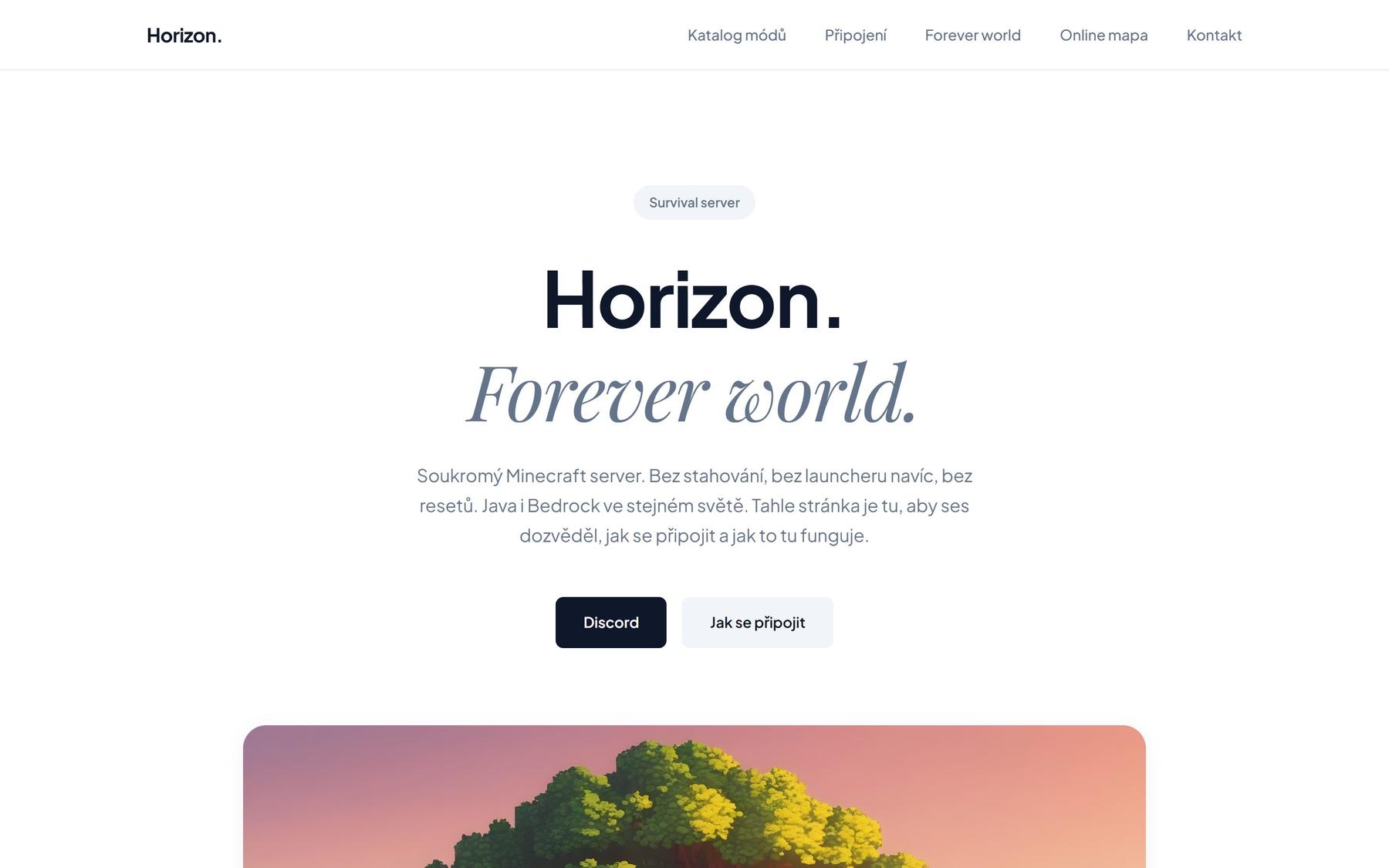 Horizon — Web · Komunita