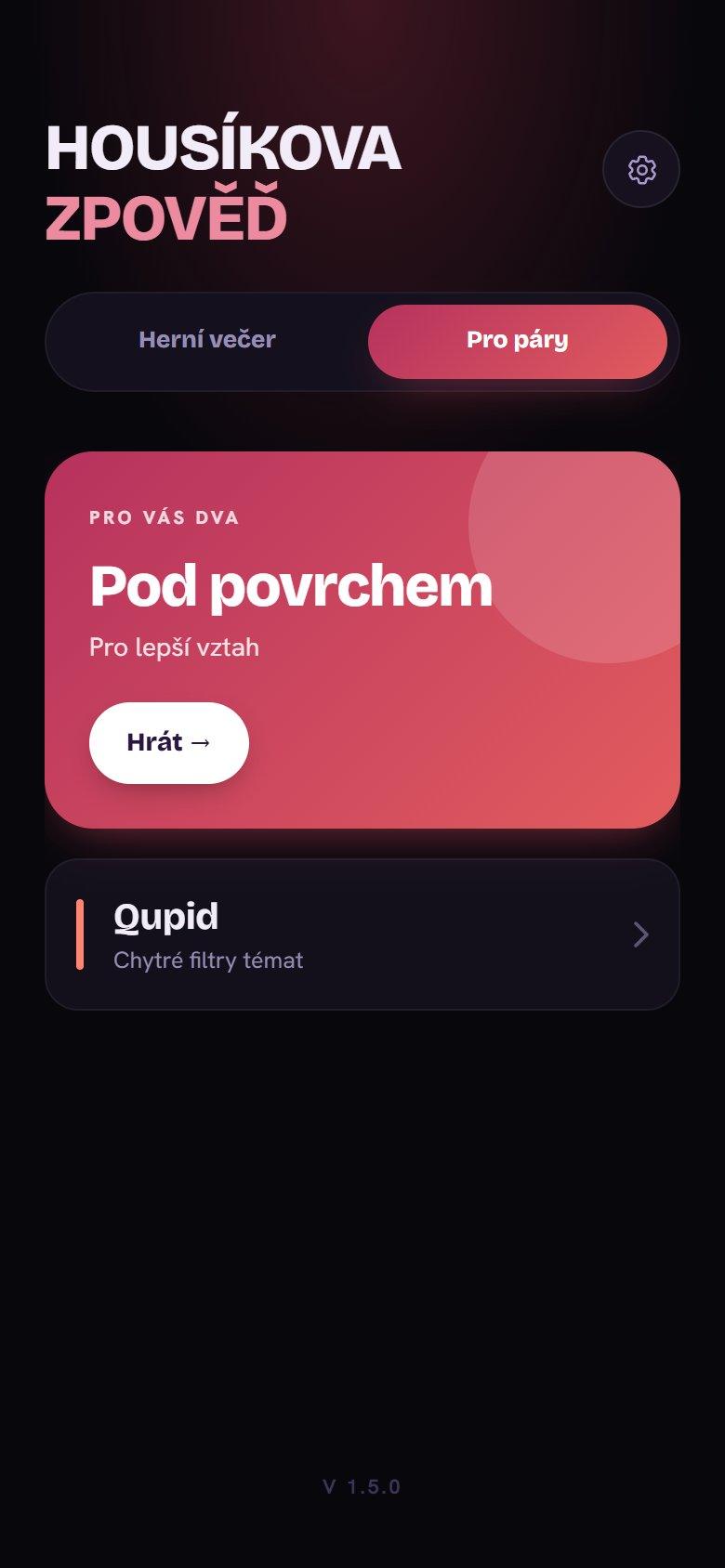 Housíkova Zpověď — Mobilní aplikace